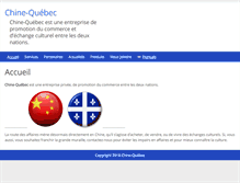 Tablet Screenshot of chine-quebec.com